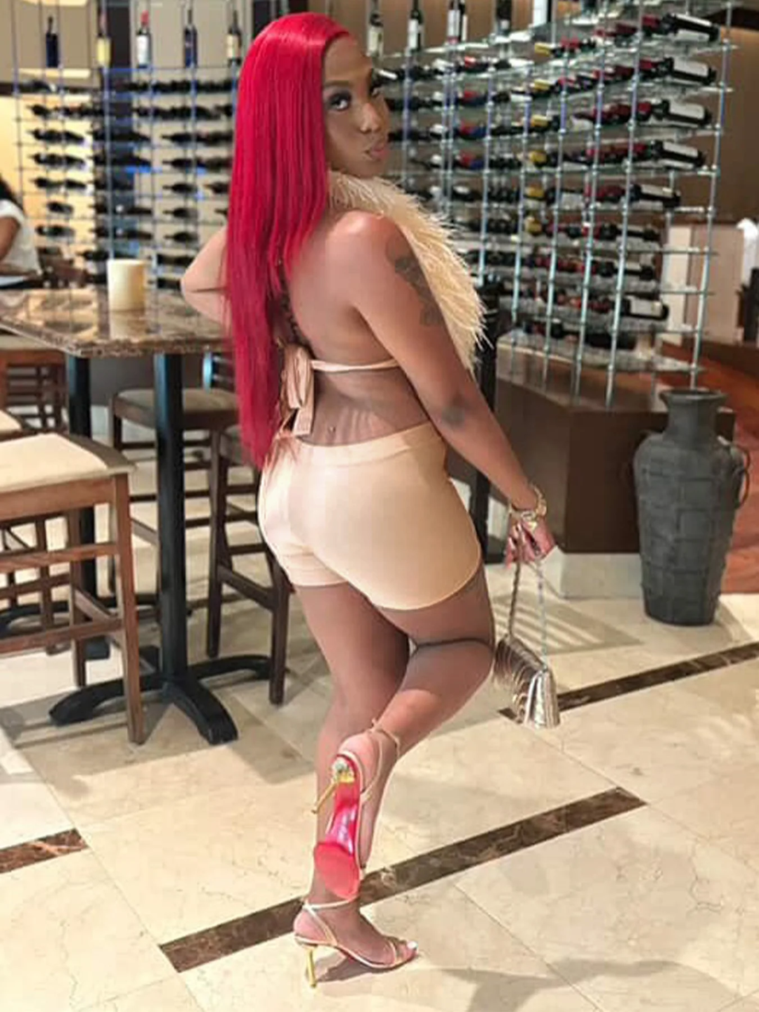Plush Halter Top and Short Set Pamela Custom Boutique