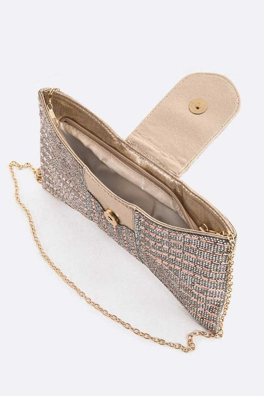 Rhinestone Bowtie Convertible Clutch Artini Accessories