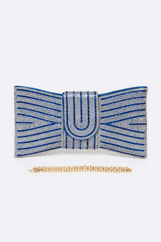 Rhinestone Bowtie Convertible Clutch Artini Accessories
