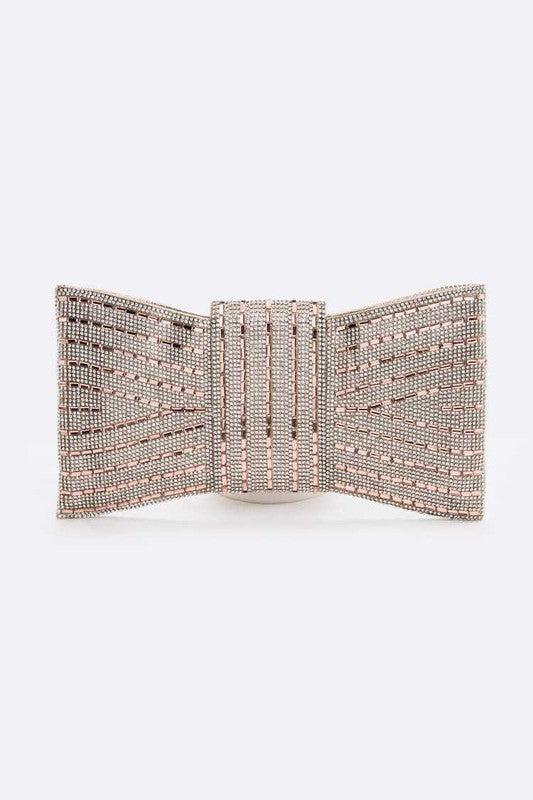 Rhinestone Bowtie Convertible Clutch Artini Accessories