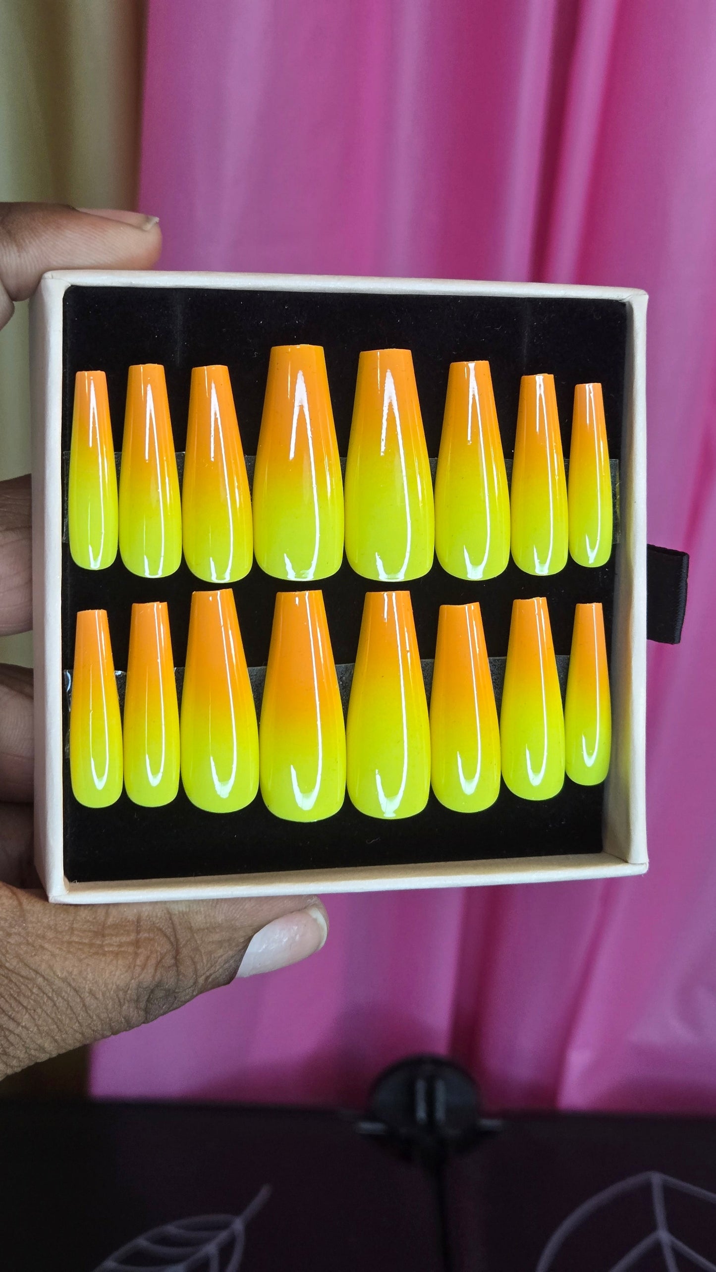 Sunrise Press on Nails Pamela Custom Boutique