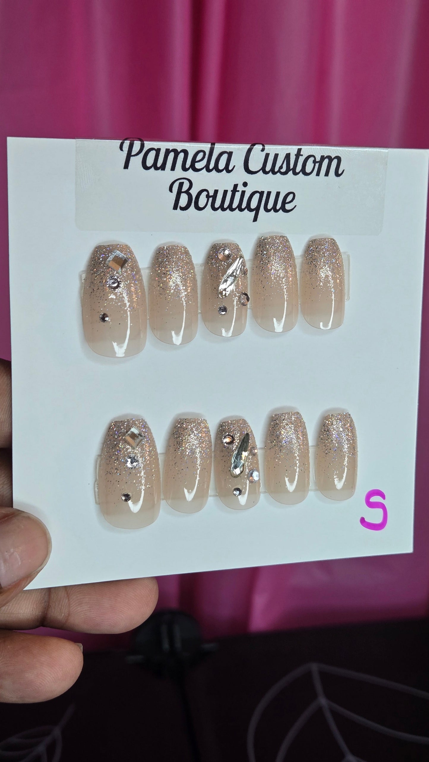 Simple Short Coffin Pamela Custom Boutique