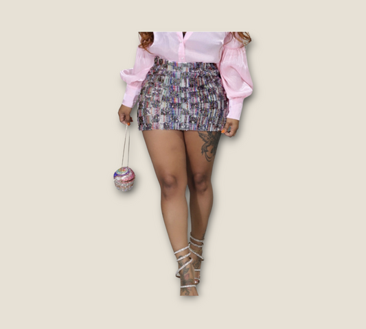 Rhinstone Midi Skirt Pamela Custom Boutique