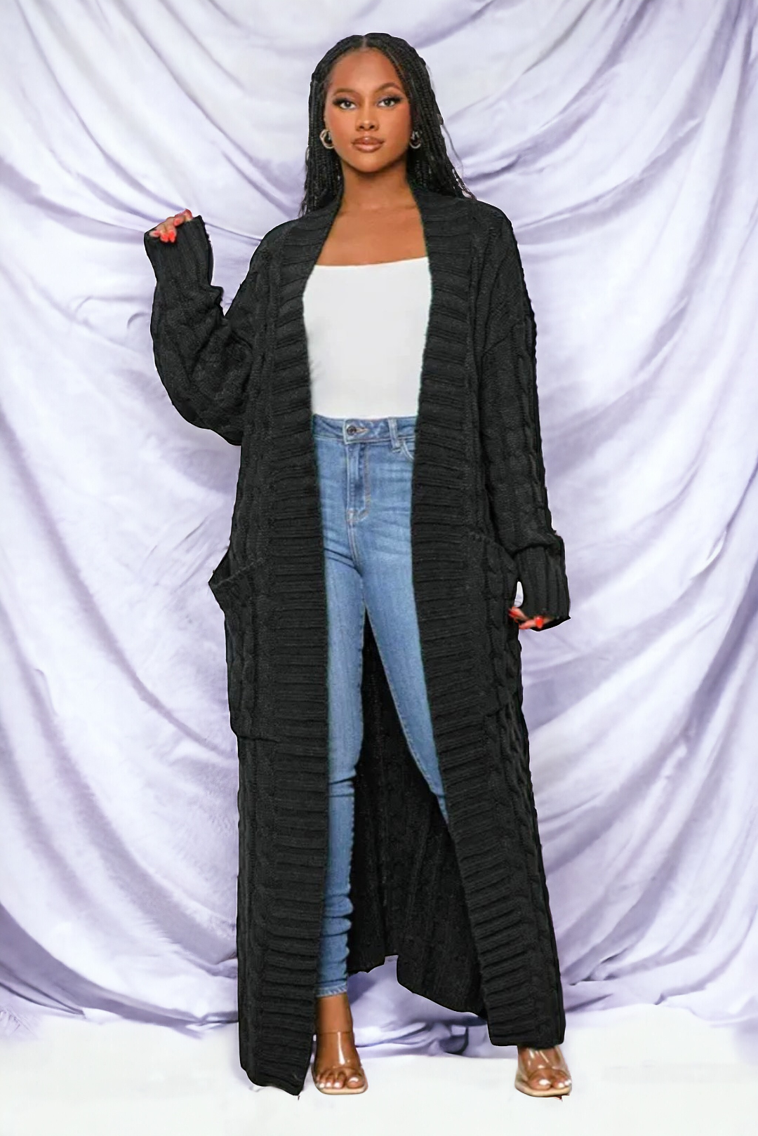 Long Cardigan Pamela Custom Boutique