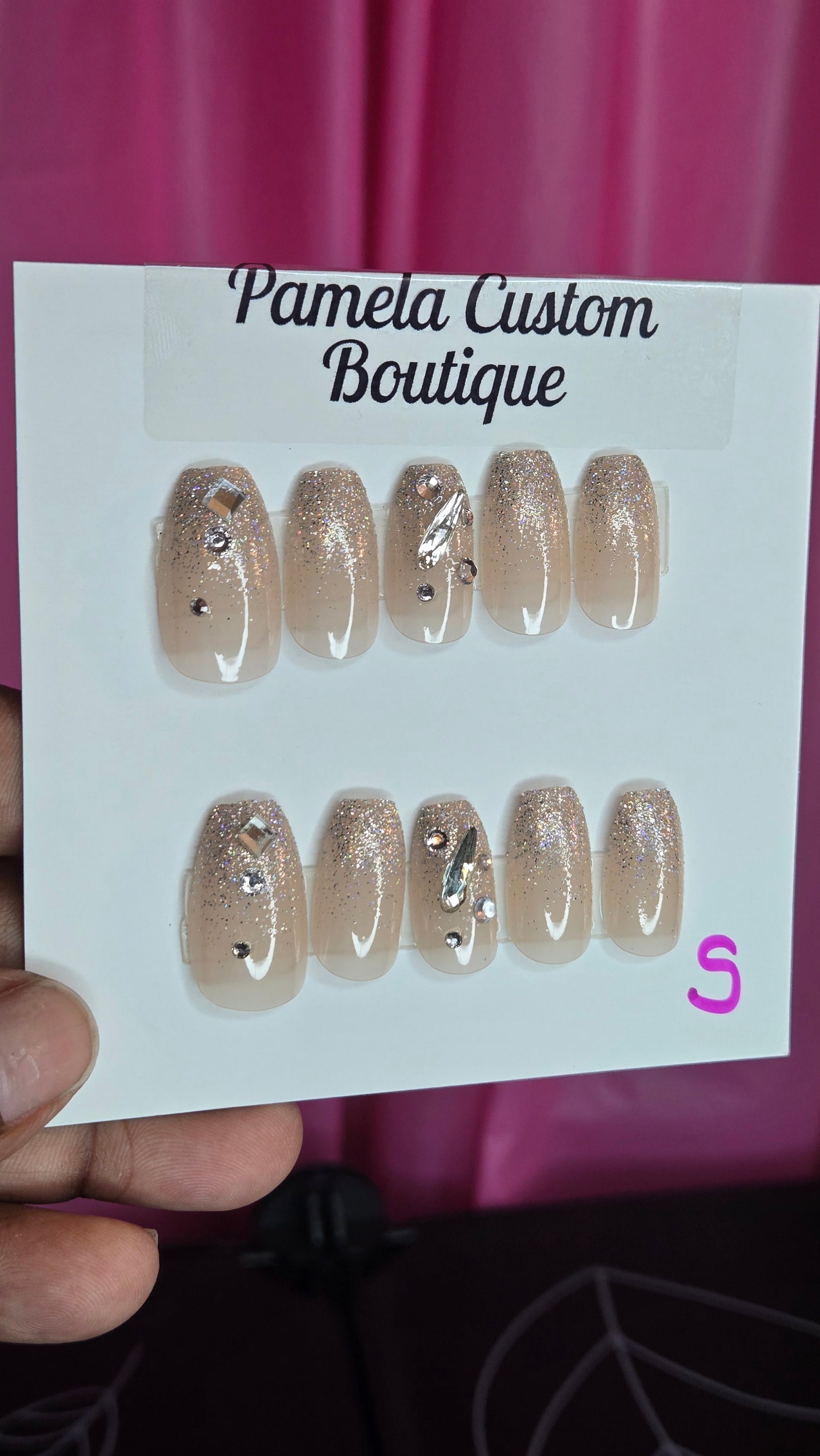 Simple Short Coffin Pamela Custom Boutique