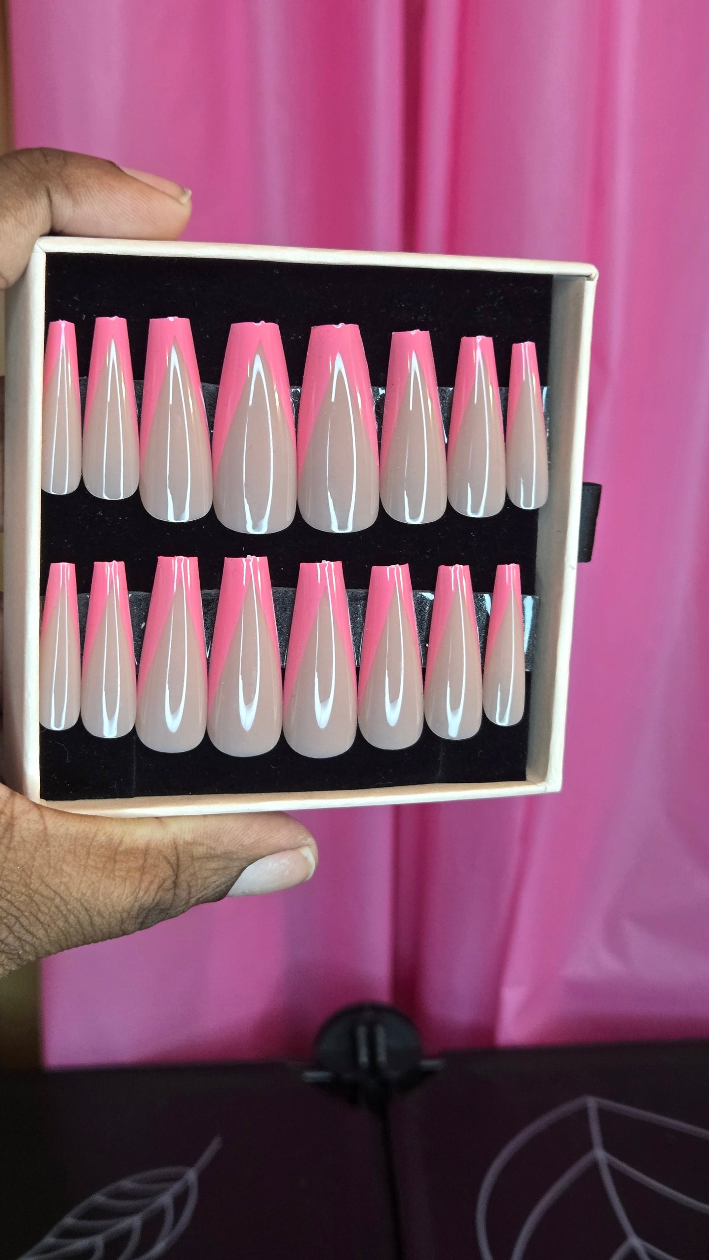 Pink Tip Pamela Custom Boutique