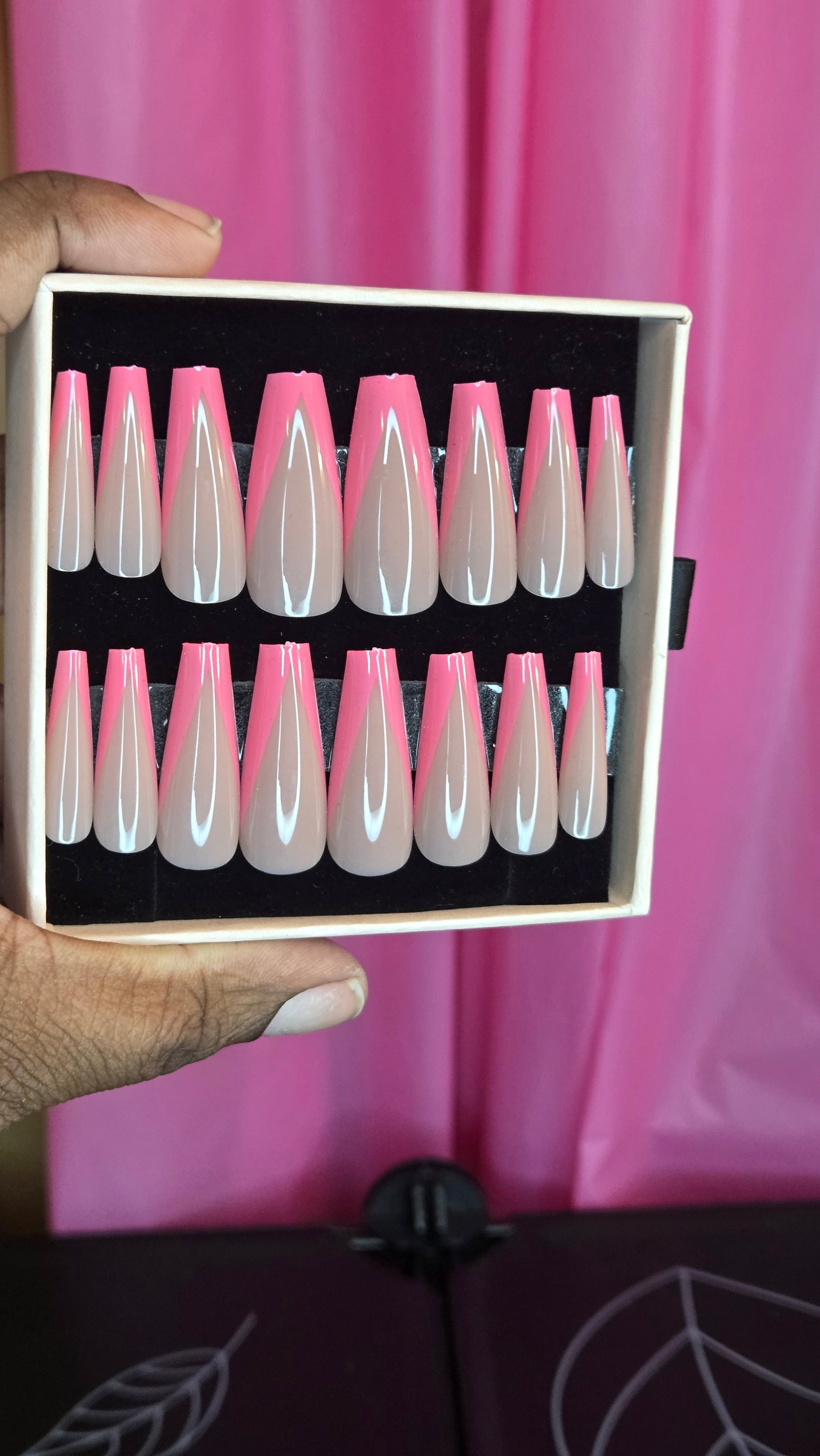 Pink Tip Pamela Custom Boutique