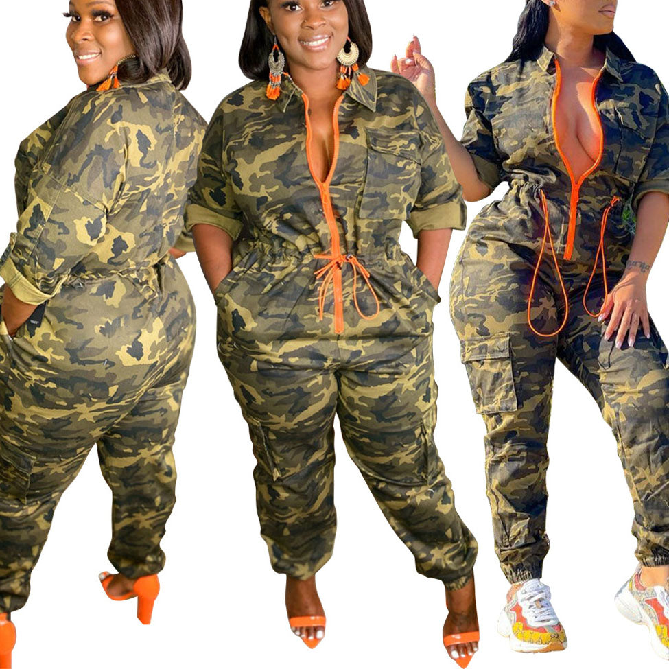 Sexy Ready for War Camo Jumpsuit Pamela Custom Boutique 