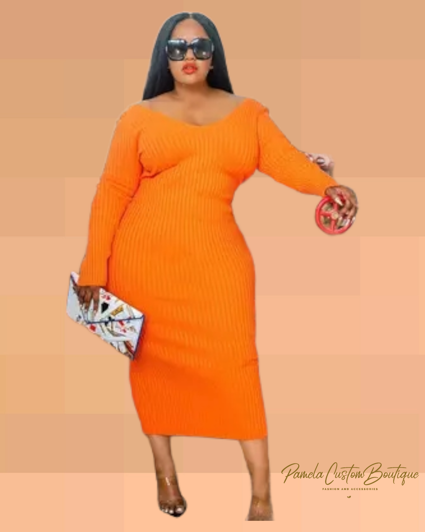 Drip Me in Orange Pamela Custom Boutique