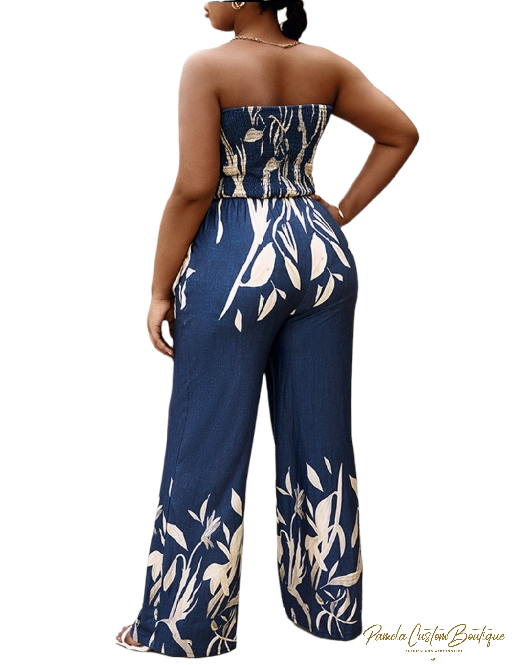 Floral Jumpsuit Pamela Custom Boutique 