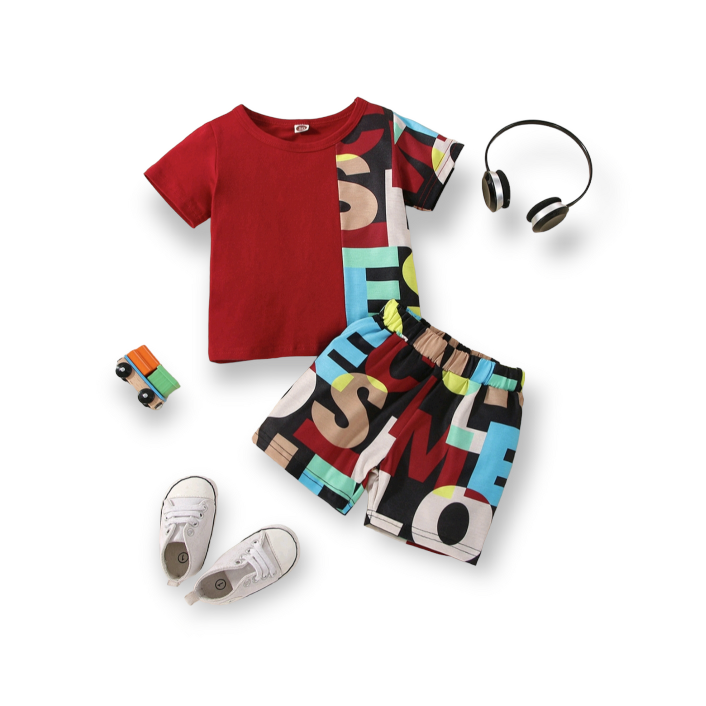 Boys Letter 2pc Short Set Pamela Custom Boutique 