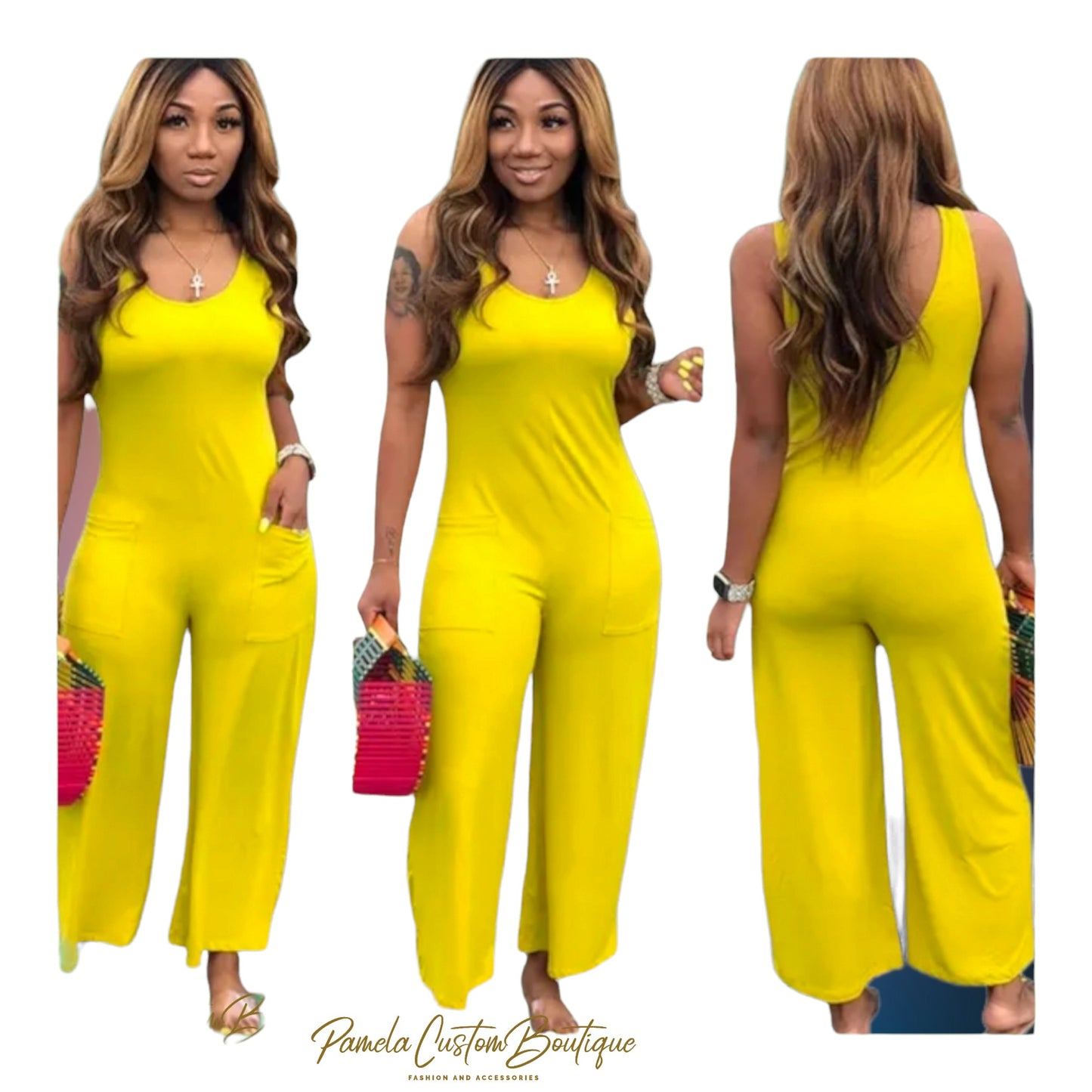 Tank Jumpsuit Pamela Custom Boutique